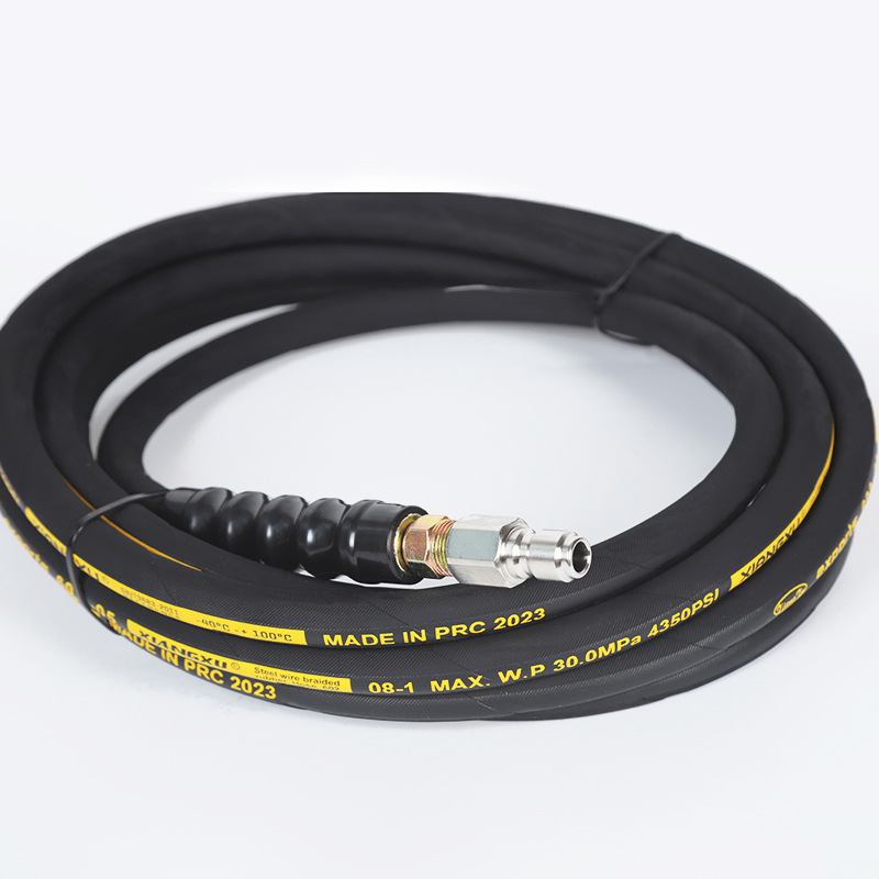 Moș de spălare a mașinii de înaltă presiune furtun de cauciuc de cauciuc