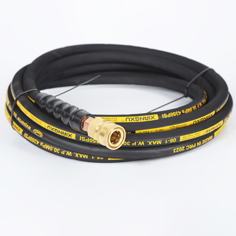 Moș de spălare a mașinii de înaltă presiune furtun de cauciuc de cauciuc