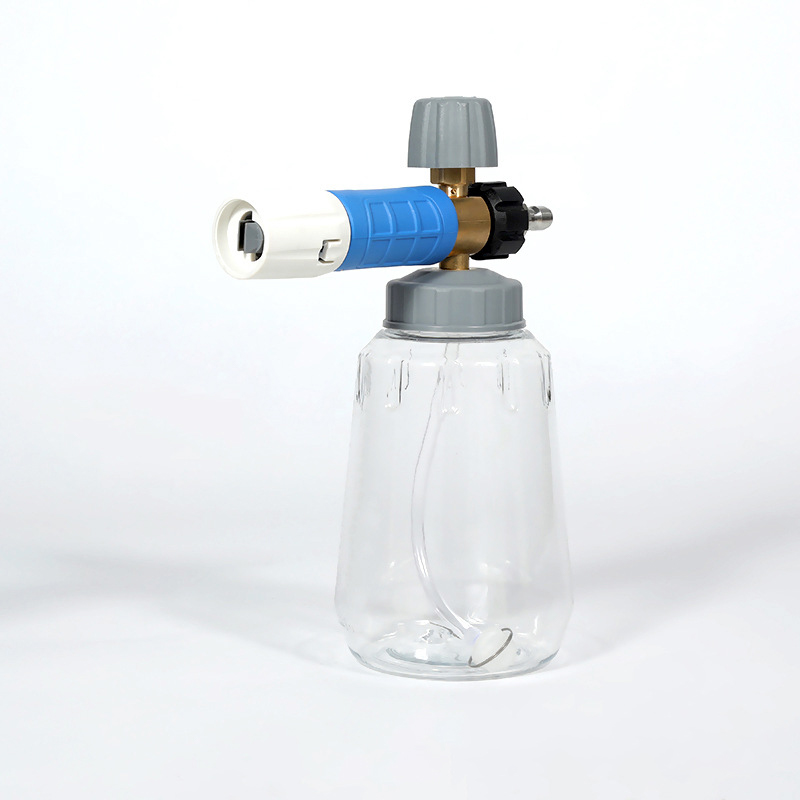 Comerț comercial de înaltă presiune transparentă spălătorie auto oală de spumă cu gură mare