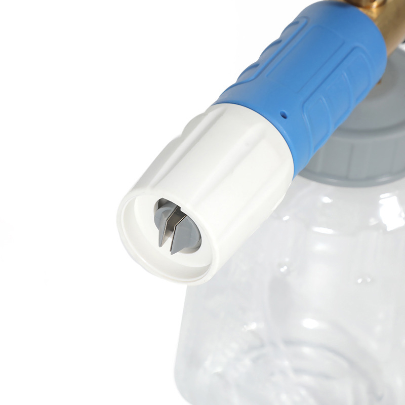 Comerț comercial de înaltă presiune transparentă spălătorie auto oală de spumă cu gură mare