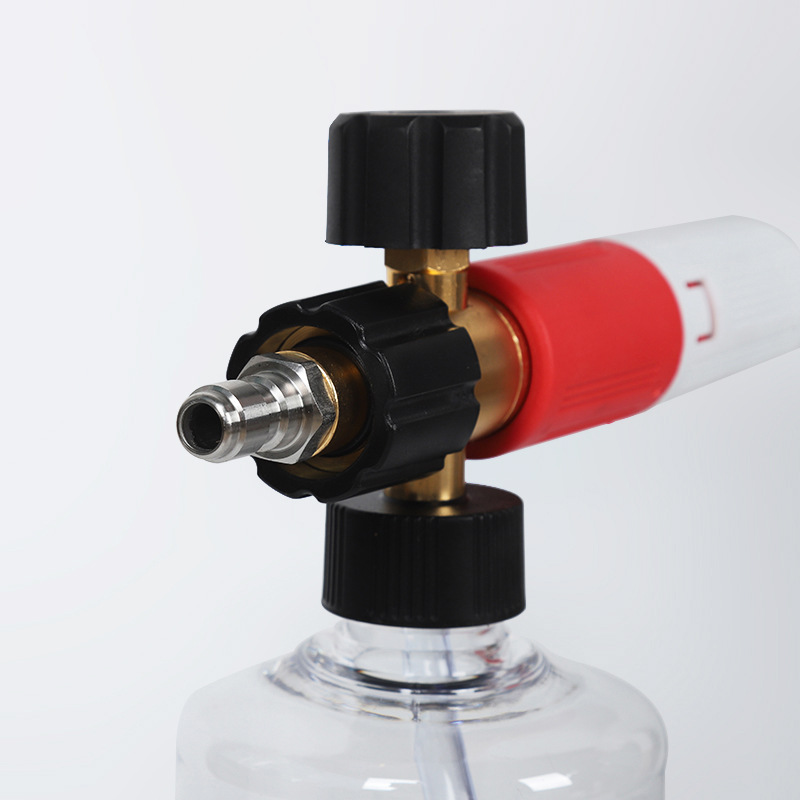 O presiune rapidă în formă de sector transparent în formă de sector, oală de spumă de spălare a mașinii auto